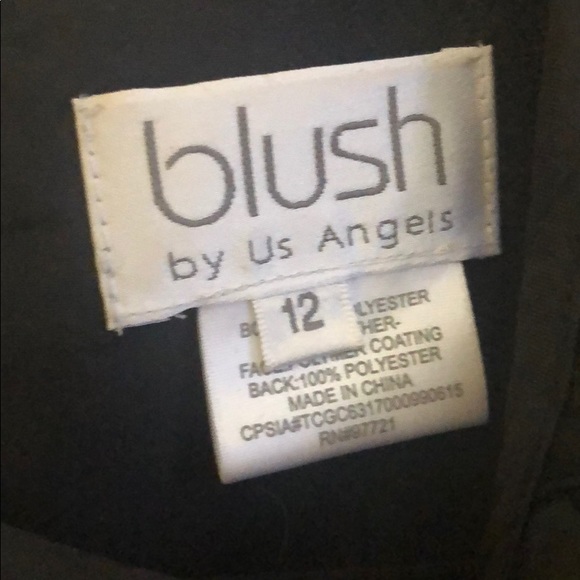 Black Dress with Leather Panels and Mesh - Picture 2 of 6